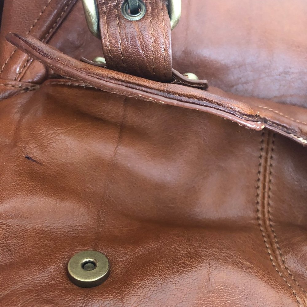 DONATED Brown Stone Mountain leather purse - Picture 13 of 15